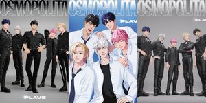 8 Potret PLAVE Jadi Model Cover Spesial Cosmopolitan Korea, Grup K-Pop Virtual Pertama Tampil di Majalah