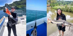 8 Potret Prilly Latuconsina yang Kini Rutin Memancing - Temukan Hobi Baru?