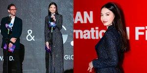 8 Potret Raline Shah Bacakan Nominasi di Busan International Film Festival, Dapat Like dari Siwon Suju