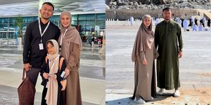 8 Potret Rio Dewanto dan Atiqah Hasiholan Umrah Bareng Anak, Bertepatan dengan Ulang Tahun Atiqah