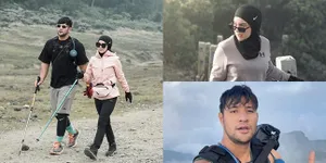 8 Potret Romantis Irish Bella dan Ammar Zoni Naik Gunung Berdua, Ketiduran di Tengah Hutan - Pamer Ciuman Manis