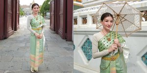 8 Potret Sarwendah Pakai Baju Tradisional Thailand, Tampil Melokal - Dipuji Semakin Cantik