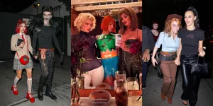 8 Potret Selebriti di Halloween Party Milik Kendall Jenner, Megan Fox dan Suami Tampil Paling Unik dan Seram!