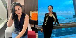 8 Potret Selvi Kitty Saat Memakai Baju Hitam, Mama Muda Cantik dan Stylish