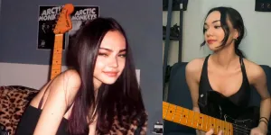 8 Potret Shabina Anak Bungsu Sharita Abdul Mukti yang Makin Dewasa - Jago Main Gitar Listrik