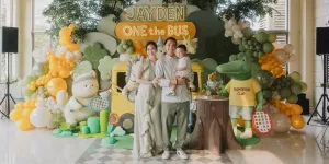 8 Potret Shanju dan Jonatan Christie Rayakan Ultah Anak yang Pertama, Pakai Tema Badminton