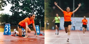 8 Potret Sheryl Sheinafia Bawa Prestasi, Menang 2 Medali Emas Relay Race dan Lari Sprint di TOSI 3