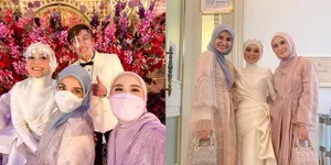 8 Potret Shireen Sungkar di Tasyakuran Pernikahan Lesti-Billar, Cantik dan Anggun Bak Barbie Hidup