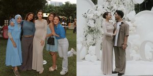 8 Potret Tamu Undangan di Gender Reveal Kehamilan Aaliyah Massaid, Aurel Hermansyah Dipuji Makin Langsing