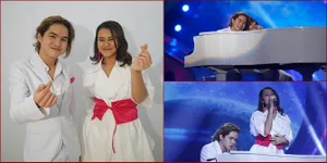 9 Momen Romantis Dul Jaelani dan Aaliyah Massaid di WOW Concert 2019