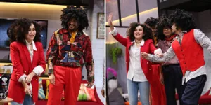 9 Potret Andre Taulany Happy Nge-Host Bareng Ayu Ting Ting & Wendy Cagur, Meski Tanpa Sule