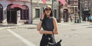 9 Potret Anya Geraldine di Orlando Bareng Pacar, Nonton Basket - Taman Hiburan