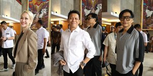 9 Potret Ariel Noah, Armand Maulana, Hingga BCL datangi Kemenkum, Ingin Negara Turun Tangan untuk Atasi Hak Cipta Lagu