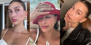 9 Potret Hailey Bieber dengan Wajah Glowing dan Makeup Viralnya yang Minimalis - Simak Tips dan Tutorialnya!