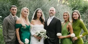 9 Potret Pernikahan Alana Hadid Digelar Secara Intimate, Gigi dan Bella Hadid hadir - Tampil Flawless