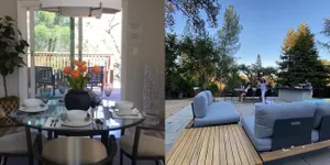 9 Potret Rumah Pica Priscilla di Amerika, Bernuansa Serba Putih - Punya Area Outdoor Barbeque yang Luas