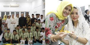 9 Potret Ulang Tahun ke-45 Marcella Zalianty, Berbagi dengan Anak Yatim & Janda Lansia