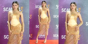 9 Potret Zsa Zsa Utari Tampil Cantik Menawan di Launch Event 'Scandal 3: The Final and Sexiest', Aura Bule Makin Terpancar