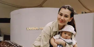 Aaliyah Massaid dan Baby Arash Jalan-jalan Lihat Hewan, Seru Bareng Zahwa