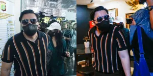 AD Diperiksa Sebagai Saksi Tersebarnya Video Panas di Sosial Media, David Bayu Protektif Jaga Anak Dari Awak Media