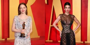 Tren Naked Dress Menjamur, Intip 10 Potret Selebriti Hollywood Kenakan Gaun Transparan di After Party Oscar 2024