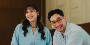 Adinda Thomas Ikut Kelas Persiapan Melahirkan Bareng Suami 