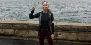 Aksi Acha Septriasa Lari di Cuaca Dingin Sydney, Sporty Banget