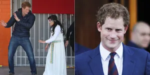 Aksi Kocak Pangeran Harry Saat Menari Bareng Penyandang Cacat