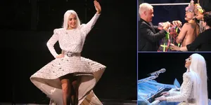 Aksi Vulgar Lady Gaga Ganti Kostum di Tengah Konser ArtRAVE