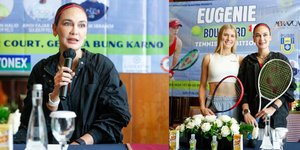 Akui Gugup Karena Akan Berhadapan dengan Bintang Tenis Asal Kanada Dalam Laga Persahabatan, Luna Maya: Eugenie Pelan-pelan Yaa