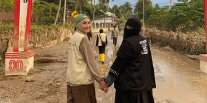 Alasan Zaskia Adya Mecca Akhirnya Pulang ke Jakarta Setelah Berhari-Hari Jadi Relawan