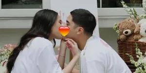 Alyssa Daguise Teriak Saat Gender Reveal, Al Ghazali Bakal Jadi Daddy's Girl