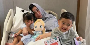 Amy Qanita Sakit Penggumpalan Darah di Kepala, Rayyanza dan Lily Ikut Temani di RS