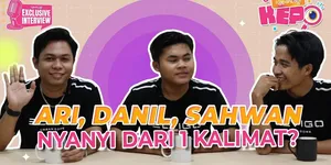 Ari, Sahwan, Danil DA8 Main Game Lirik, Skor Akhir Imbang