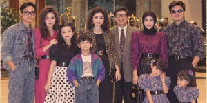 Ashanty Ikuti Tren Filter 80-an, Penampilan Satu Keluarga Bak Kembali ke Masa Lalu