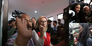 Atiqah Hasiholan Hadir di Sidang Perdana Hoax Ratna Sarumpaet