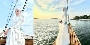 Auranya Adem Banget, 9 Potret Cantik Sridevi Pakai Hijab Dalam Video Klip Soundtrack 'MAGIC 5' Terbaru