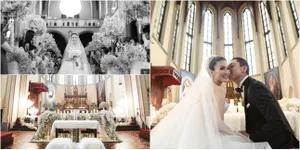 Bak Istana! Inilah Detail Dekorasi Pernikahan Cantik Sandra Dewi