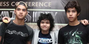 Beragam Tingkah Anak-Anak Ahmad Dhani Saat Preskon