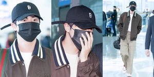 Berangkat ke Los Angeles, 8 Potret Jin BTS di Bandara Incheon - Sang 'Worldwide Handsome' Merasa Jelek Karena Ini...