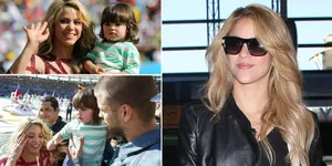 Berbagai Gaya Imut Putra Shakira Saat Penutupan Piala Dunia