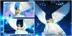 Berhias Sepasang Sayap, Syahrini Jadi Malaikat Cantik Mempesona