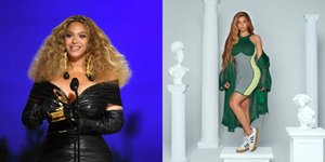 8 Potret Beyonce Berbagi Tampilan Langka Rambut Alaminya Dengan Rutinitas Mencuci Rambut