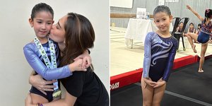 Bikin Bangga! 8 Potret Sera Anak Yasmine Wildblood Ikut Lomba Gymnastic di Singapura