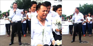 Bikin Heboh! Bak Pejabat, Gaya Vicky Prasetyo Gelar Orasi Damai