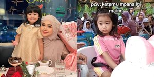 Bikin Heboh Ibu-Ibu, 8 Potret Moana Anak Ria Ricis Saat Main Odong-Odong - Cantik Meski Pakai Kamera Android