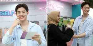 Bikin Salting, 8 Potret Gantengnya Prince Bikin Minuman untuk Para Fans