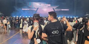 Bryan Domani Posting Foto Mawar de Jongh Nangis Nonton Konser EXO 