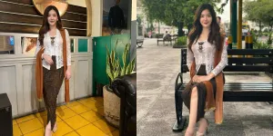 Cantik Banget! Potret Konten Kreator Dara Sarasvati yang Viral Selalu Kenakan Baju Adat Khas Budaya Indonesia