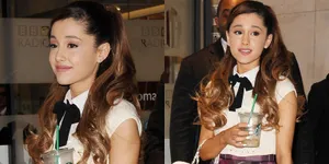 Cantiknya Ariana Grande Saat Berkunjung Ke BBC Radio